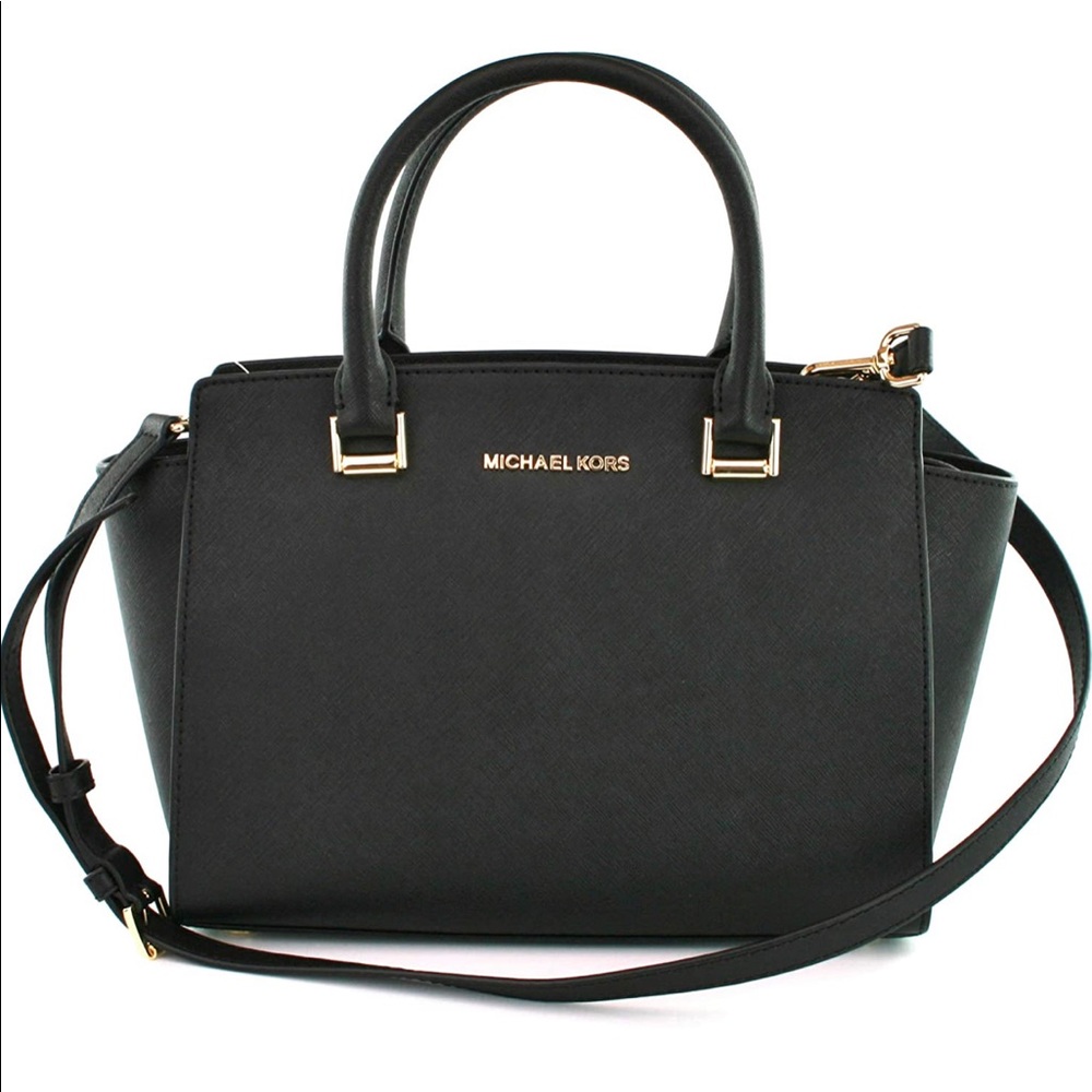 Michael Kors Selma crossbody satchel purse